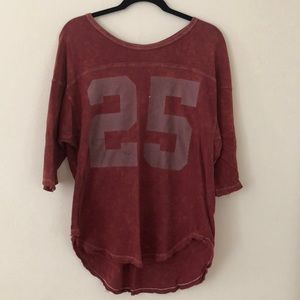Vintage free people varsity t